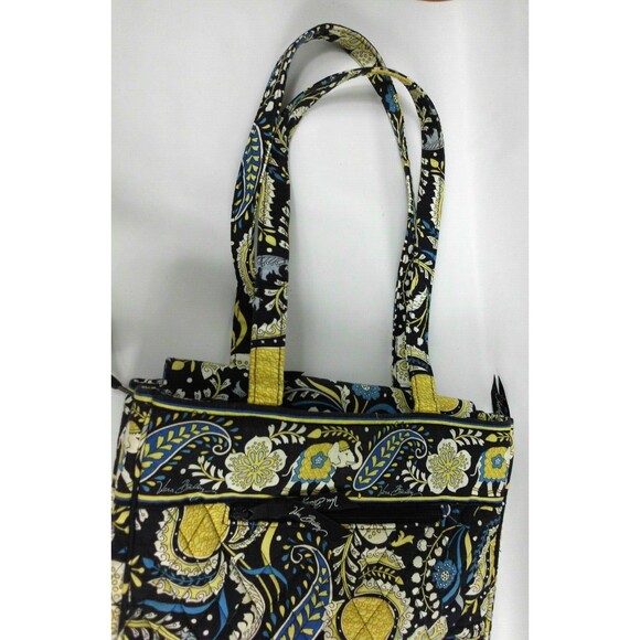 Vera Bradley Ellie Blue Laptop Travel Tote Bag Retired Checkpoint Friendly - Picture 2 of 5